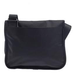 Tumi Black Nylon Small DFO Flap Messenger Bag