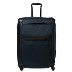 Pre Owned Tumi Navy Blue Nylon Gen 4.2 Short Trip Expandable 4 Wheel Packing Luggage