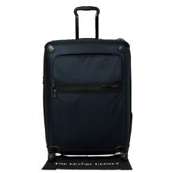 Pre Owned Tumi Navy Blue Nylon Gen 4.2 Short Trip Expandable 4 Wheel Packing Luggage