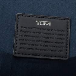 Pre Owned Tumi Brown/Black Leather Barton Crossbody Bag