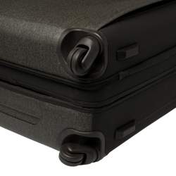 Pre Owned TUMI Grey/Brown PVC Alpha 2 Medium Trip Expandable 4 Wheel Packing Case Luggage