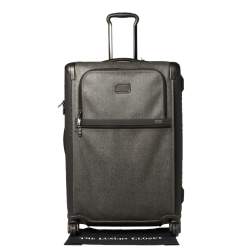 Pre Owned TUMI Grey/Brown PVC Alpha 2 Medium Trip Expandable 4 Wheel Packing Case Luggage