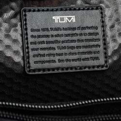 Pre Owned Tumi Black Leather Bingham Expandable Briefcase