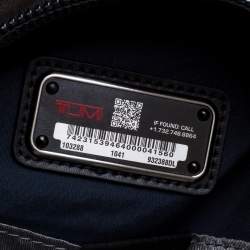 Pre Owned TUMI Black/Metallic Bronze London Roll Top Backpack