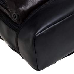 Pre Owned TUMI Black/Metallic Bronze London Roll Top Backpack