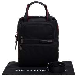 TUMI Black Nylon DFO Utility Expandable Tote
