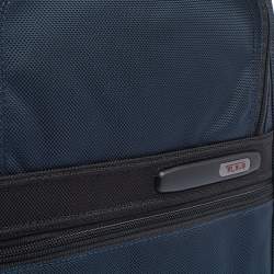 Pre Owned Tumi Blue/Black Nylon Utility Tote