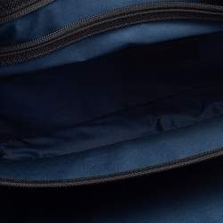 Pre Owned TUMI Grey/Black Nylon and Leather Expandable Organizer Computer Briefcase