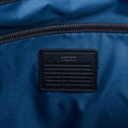 Pre Owned TUMI Grey/Black Nylon and Leather Expandable Organizer Computer Briefcase