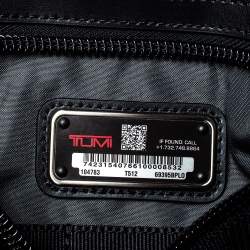 TUMI Black/Khaki Nylon Birch Roll Top Backpack
