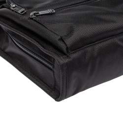 Pre Owned TUMI Black Nylon Gen 4.2 Organizer Portfolio Briefcase