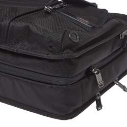 Pre Owned TUMI Black Nylon Gen 4.2 Expandable Organizer Laptop Briefcase