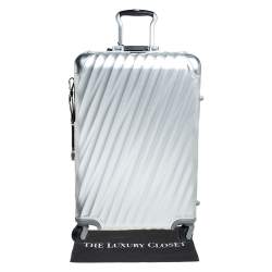 Pre Owned TUMI Silver 19 Degrees Aluminum Extended Trip Packing Case