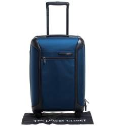 Pre Owned TUMI Blue/Black Nylon Gen 4.2 Lightweight International Carryon Luggage