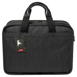 Pre Owned TUMI Grey Nylon Gen 4.2 Expandable Organizer Laptop Briefcase