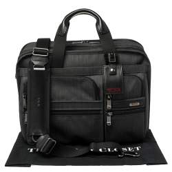 Pre Owned TUMI Grey Nylon Gen 4.2 Expandable Organizer Laptop Briefcase
