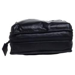 Pre Owned TUMI Black Leather Expandable Organizer Computer Briefcase