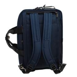 Pre Owned TUMI Navy Blue Nylon Gen 4.2 Three Way Briefcase 