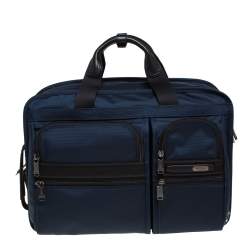 TUMI Navy Blue Nylon Gen 4.2 Three Way Briefcase TUMI | TLC