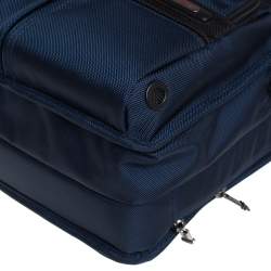 Pre Owned TUMI Navy Blue Nylon Gen 4.2 Three Way Briefcase 
