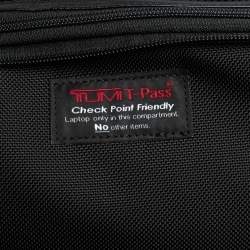 Pre Owned TUMI Black Leather Gen 4.2 Core T-Pass Expandable Laptop Briefcase