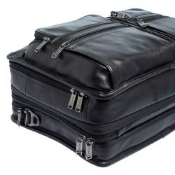 Pre Owned TUMI Black Leather Gen 4.2 Core T-Pass Expandable Laptop Briefcase