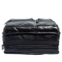 Pre Owned TUMI Black Leather Gen 4.2 Core T-Pass Expandable Laptop Briefcase