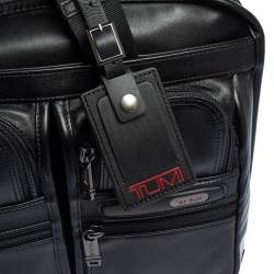 Pre Owned TUMI Black Leather Gen 4.2 Core T-Pass Expandable Laptop Briefcase