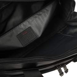 TUMI Black Leather Gen 4.2 Slim Deluxe Portfolio Bag