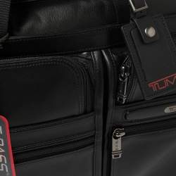 Pre Owned TUMI Black Leather Gen 4.2 T-Pass Expandable Laptop Briefcase