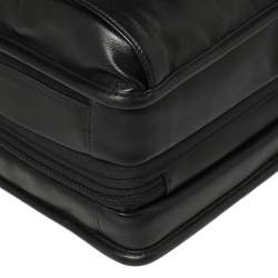 Pre Owned TUMI Black Leather Gen 4.2 T-Pass Expandable Laptop Briefcase