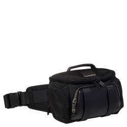 Pre Owned Tumi Black Nylon and Leather Newport Utility Belt Pouch