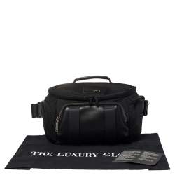 Pre Owned Tumi Black Nylon and Leather Newport Utility Belt Pouch