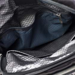 Tumi Black Leather Alpha Bravo Arnold Expandable Messenger Bag