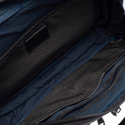 Pre Owned TUMI Metallic Dark Brown Leather Alpha Bravo Andersen Slim Commuter Briefcase