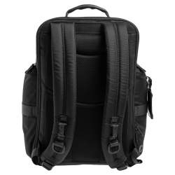 TUMI Black/Silver Nylon Alpha Bravo Sheppard Deluxe Backpack