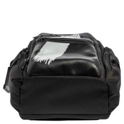 TUMI Black/Silver Nylon Alpha Bravo Sheppard Deluxe Backpack
