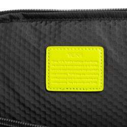 TUMI Black/Silver Nylon Alpha Bravo Sheppard Deluxe Backpack