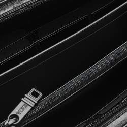 Pre Owned TUMI Black Nylon and Leather Zip Around Travel Wallet