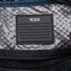 Pre Owned Tumi Black Leather Alpha Bravo Arnold Zip Messenger Bag