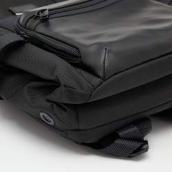 Tumi Black Nylon and Leather Alpha Bravo Sheppard Deluxe Brief Backpack