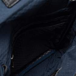 Pre Owned TUMI Black Leather Alpha Bravo Barstow Messenger Bag