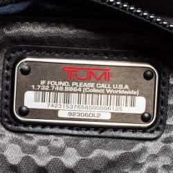 Pre Owned TUMI Black Leather Alpha Bravo Barstow Messenger Bag