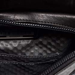 Pre Owned TUMI Black Leather Alpha Bravo Barstow Messenger Bag