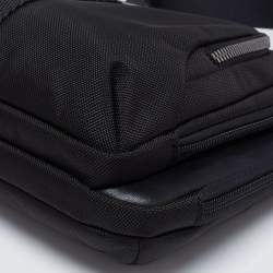 Pre Owned TUMI Black Nylon Alpha Bravo Jackson Crossbody Bag