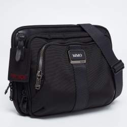 Pre Owned TUMI Black Nylon Alpha Bravo Jackson Crossbody Bag