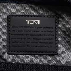 Tumi Black Leather Alpha Bravo Arnold Zip Flap Expandable Messenger Bag
