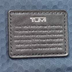 Pre Owned Tumi Dark Brown Leather Alpha Bravo Barstow Crossbody Bag