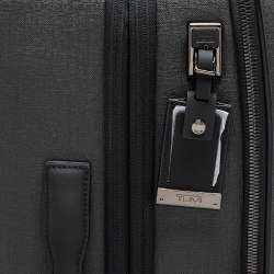Pre Owned TUMI Grey/Black PVC and Leather Ashton International Dual Access Suitcase
