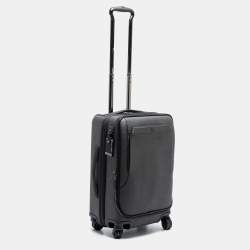 Pre Owned TUMI Grey/Black PVC and Leather Ashton International Dual Access Suitcase